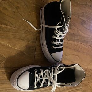 Converse Black and White High-Top Sneakers